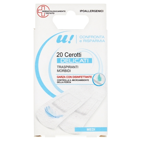 20 Cerotti Delicati Medi U! Confronta e Risparmia